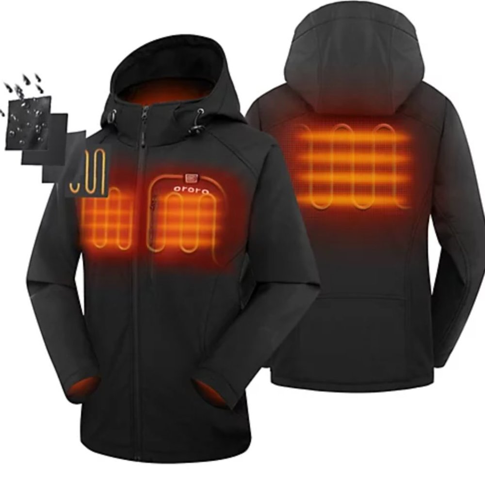 ORORO Women's Slim Fit Heated Jacket with Battery Pack.  Women's M.  Brand New